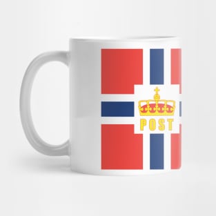 Postal flag of Norway Mug